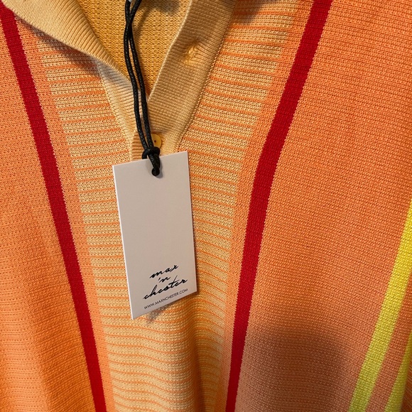 MAX ‘N CHESTER Rib Knit Polo Size Small NWOT - Picture 3 of 11